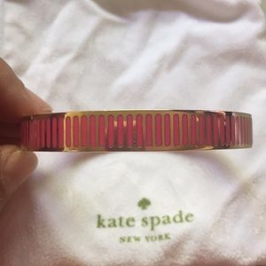 KATE SPADE pink Indiom bangle